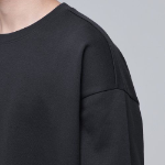 Musinsa Standard Flat Terry Oversized String Sweatshirt – Dark Grey