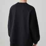 Musinsa Standard Flat Terry Oversized Double Layer Sweatshirt – Black