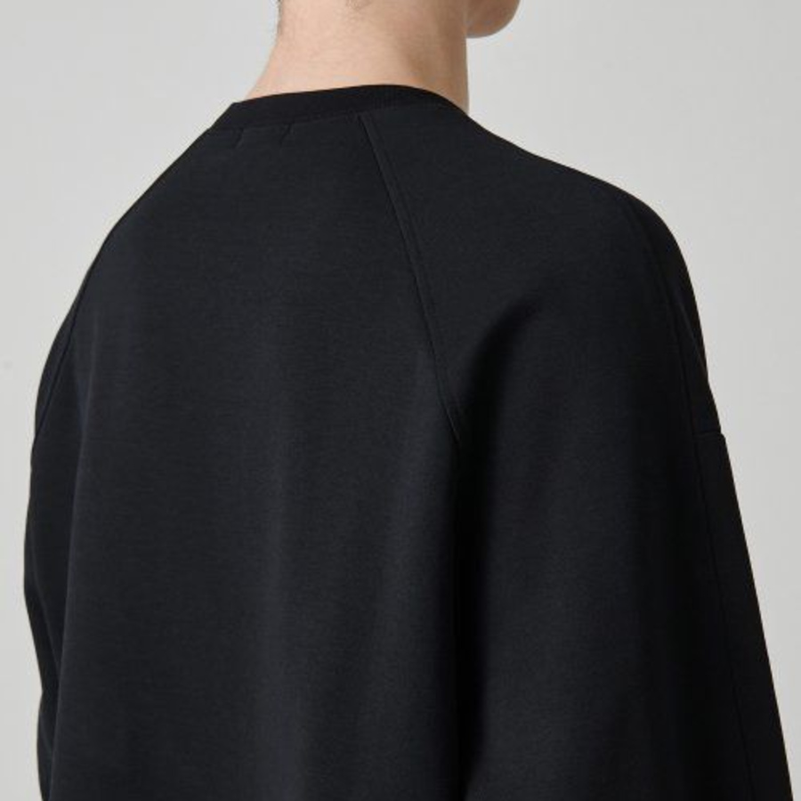 Musinsa Standard Flat Terry Oversized Double Layer Sweatshirt – Black