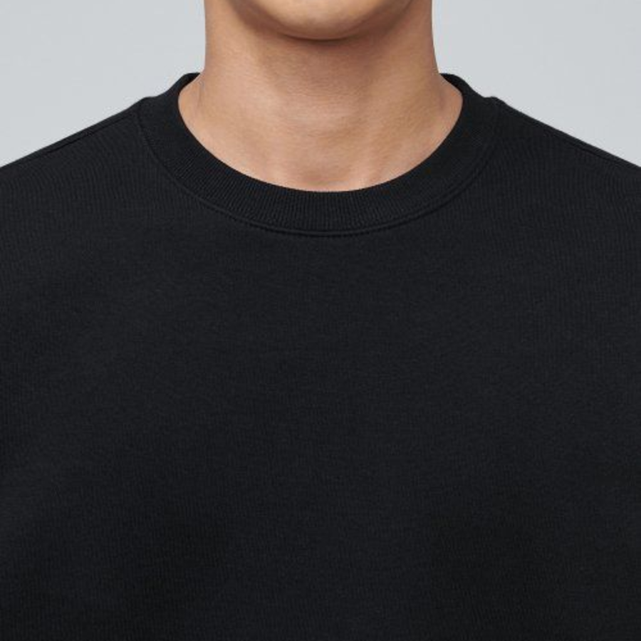 Musinsa Standard Brushed Fleece Sweatshirt – Black