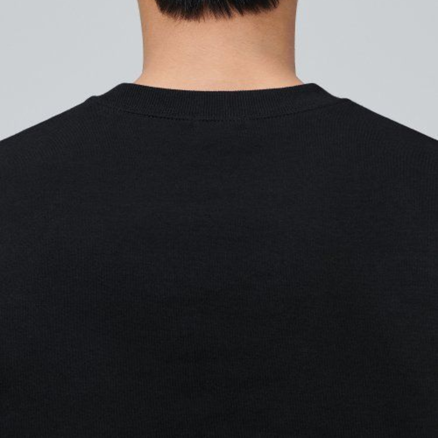 Musinsa Standard Brushed Fleece Sweatshirt – Black