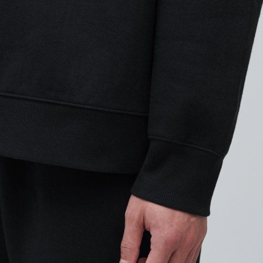 Musinsa Standard Brushed Fleece Sweatshirt – Black