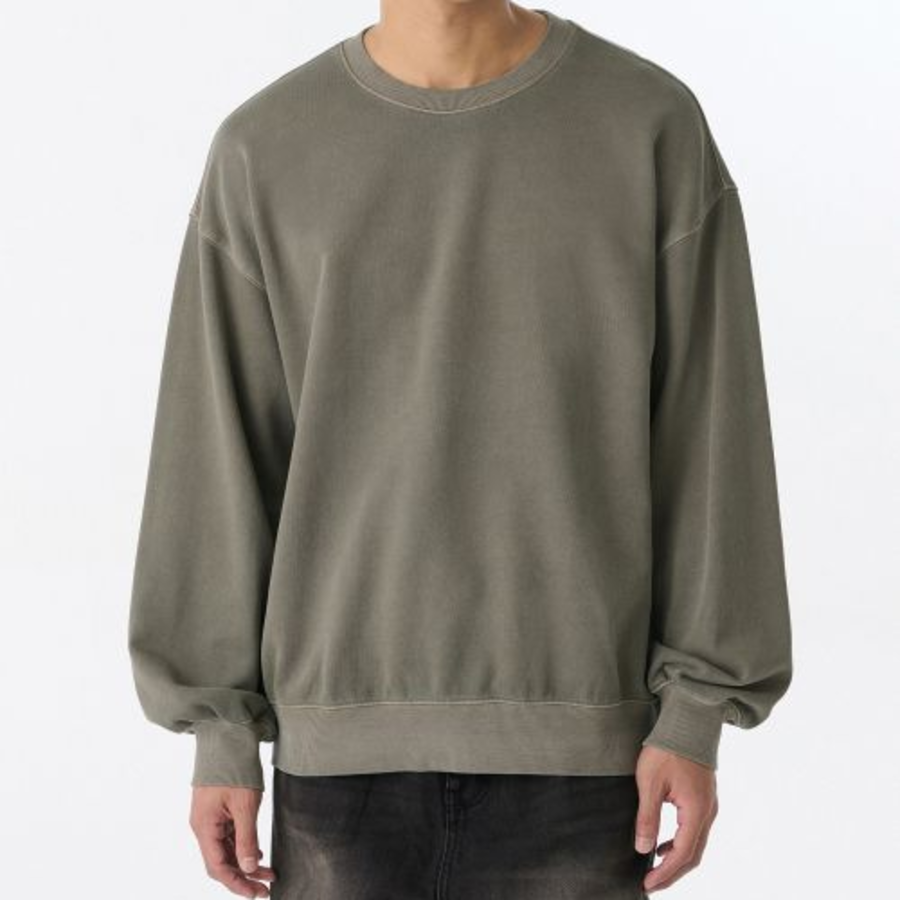 Musinsa Standard Pigment Oversized Sweatshirt – Khaki