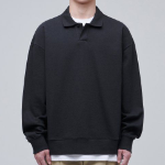 Musinsa Standard Oversized Collared Sweatshirt – Dark Grey