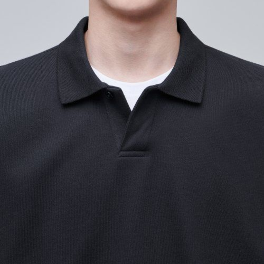 Musinsa Standard Oversized Collared Sweatshirt – Dark Grey