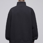 Musinsa Standard Oversized Half-Zip Sweatshirt – Dark Grey