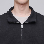 Musinsa Standard Oversized Half-Zip Sweatshirt – Dark Grey