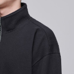 Musinsa Standard Oversized Half-Zip Sweatshirt – Dark Grey