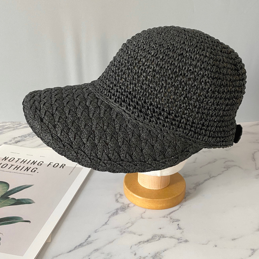Кепка Rattan Velcro Straw Cap — лёгкий и дышащий летний аксессуар в природном стиле