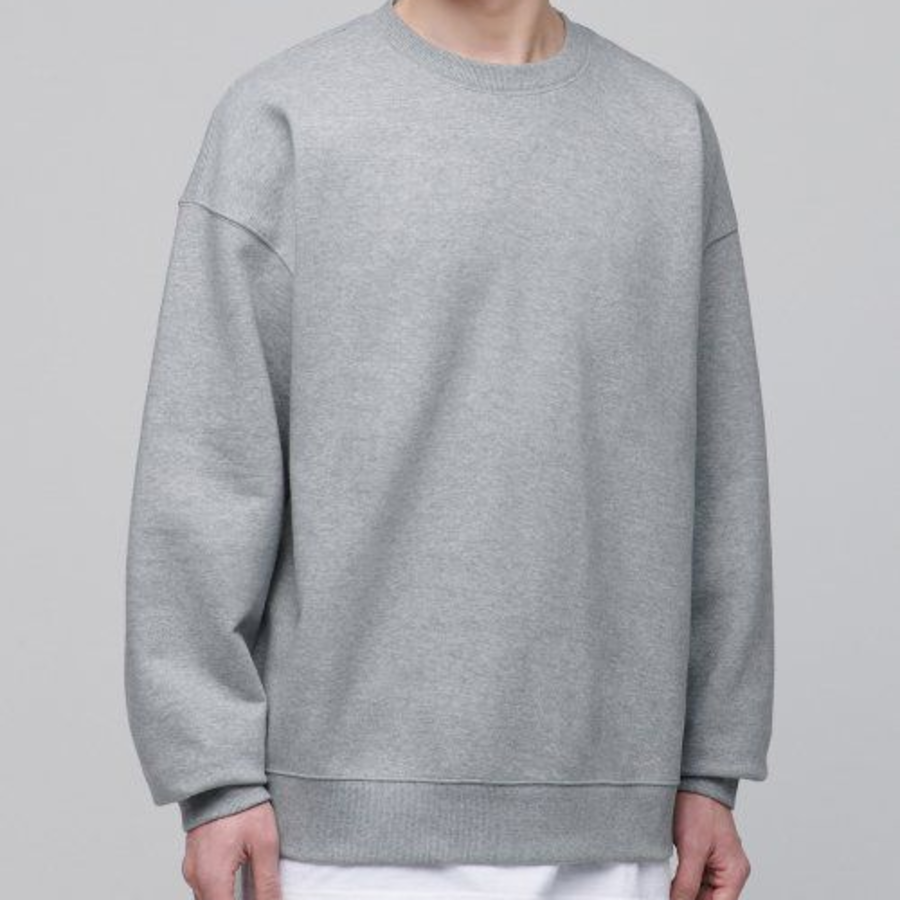 Musinsa Standard [Green] Recycled Oversized Sweatshirt – Grey