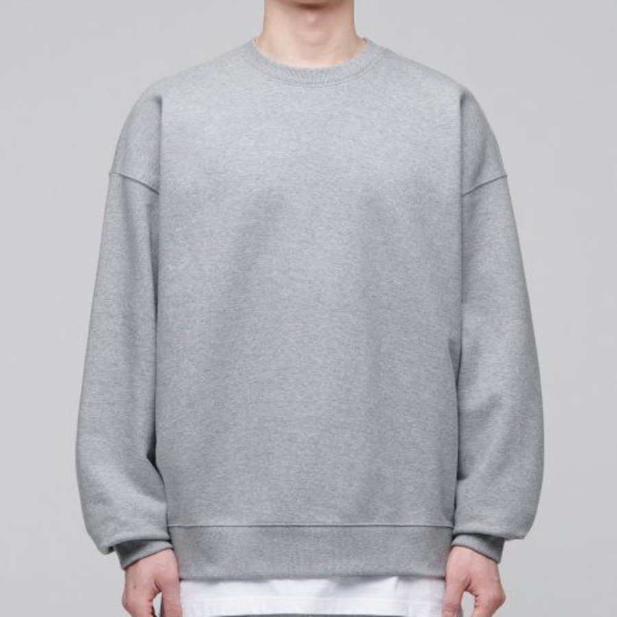 Musinsa Standard [Green] Recycled Oversized Sweatshirt – Grey