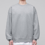 Musinsa Standard [Green] Recycled Oversized Sweatshirt – Grey