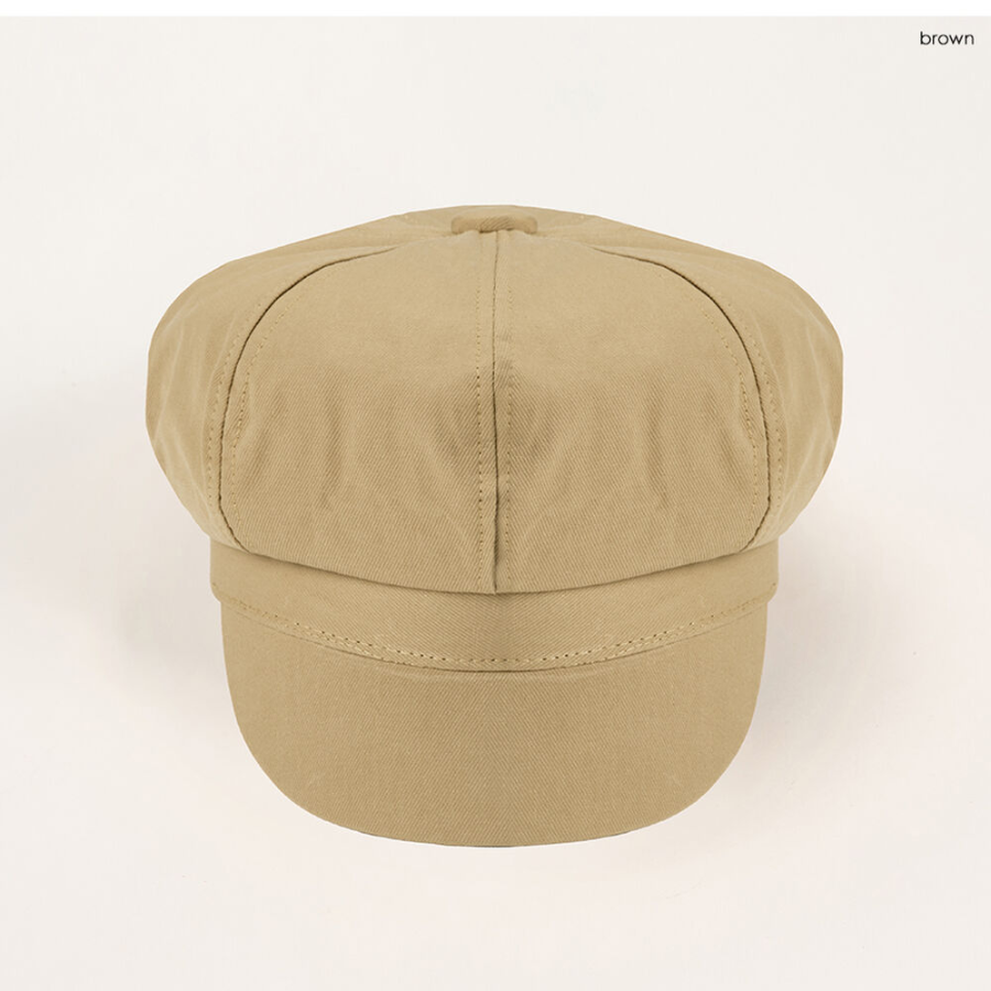 Базовая кепка Basic Newsboy Cap — универсальный аксессуар в винтажном стиле