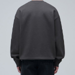 Musinsa Standard Flat Terry Oversized String Sweatshirt – Gunmetal