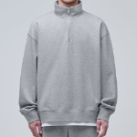 Musinsa Standard Oversized Half-Zip Sweatshirt – Grey