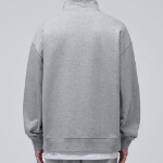 Musinsa Standard Oversized Half-Zip Sweatshirt – Grey