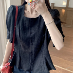 Swan – блузка Square Short Sleeve Blouse