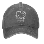 Бейсболка Hello Kitty Washed Cap — минимализм и винтажный шарм с милым акцентом