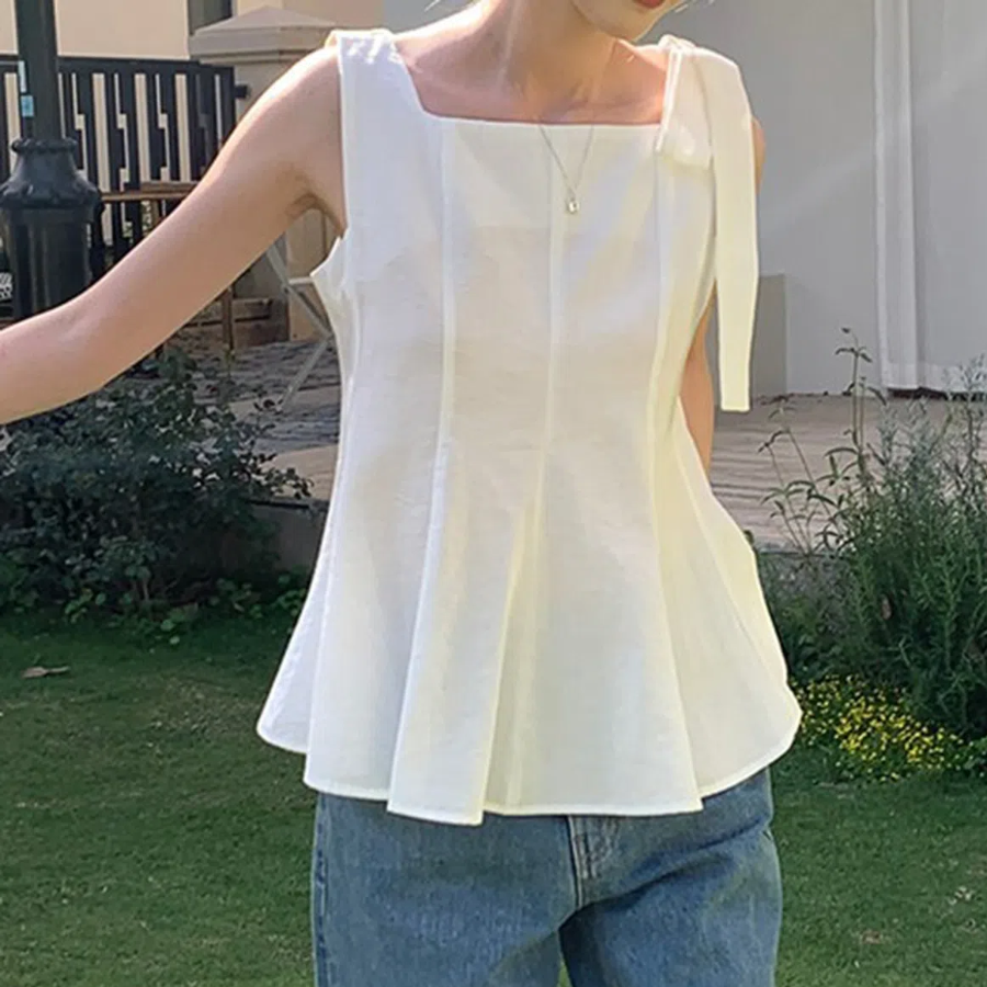 Ridy – блузка Ribbon Sleeveless A-Line Blouse