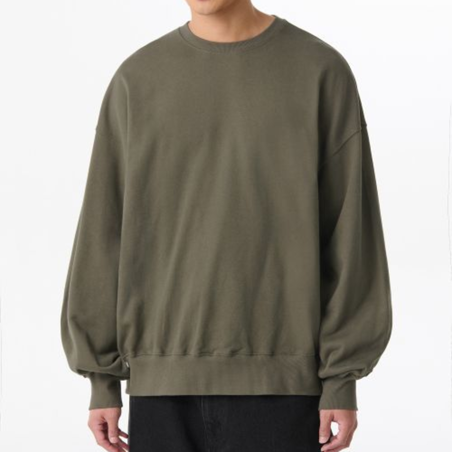Musinsa Standard Loose Balloon Sweatshirt – Khaki
