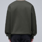 Musinsa Standard Flat Terry Oversized String Sweatshirt – Khaki