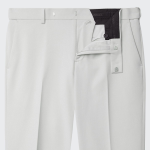 [Cooltandard] Tapered Hidden Banding Crop Slacks [Cream]
