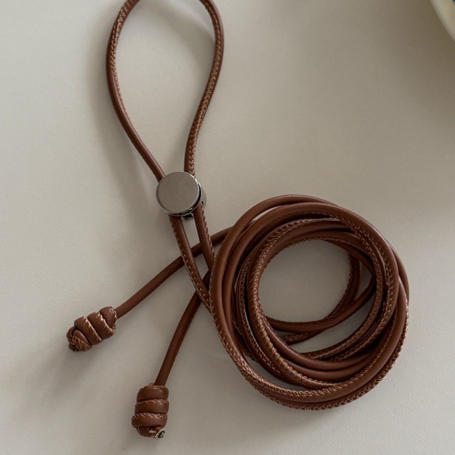 Ремень Silver Stopper Slim Knot — минимализм и изящество в каждой детали