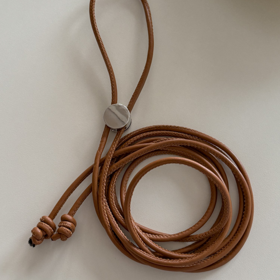 Ремень Silver Stopper Slim Knot — минимализм и изящество в каждой детали