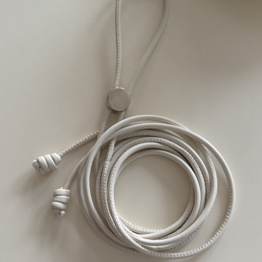 Ремень Silver Stopper Slim Knot — минимализм и изящество в каждой детали