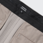[Cooltandard] Tapered Hidden Banding Crop Slacks [Light Beige]