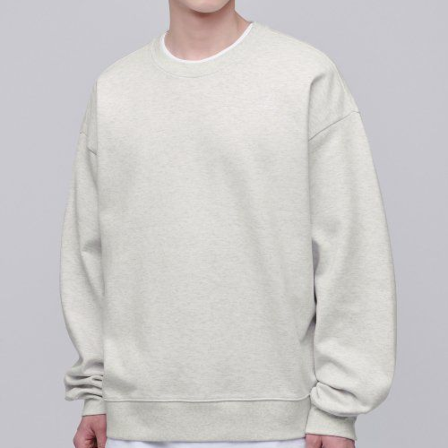 Musinsa Standard Flat Terry Oversized Sweatshirt – Oatmeal