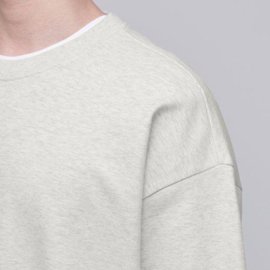 Musinsa Standard Flat Terry Oversized Sweatshirt – Oatmeal