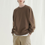 Melange Master Oversized Sweatshirt – Brown