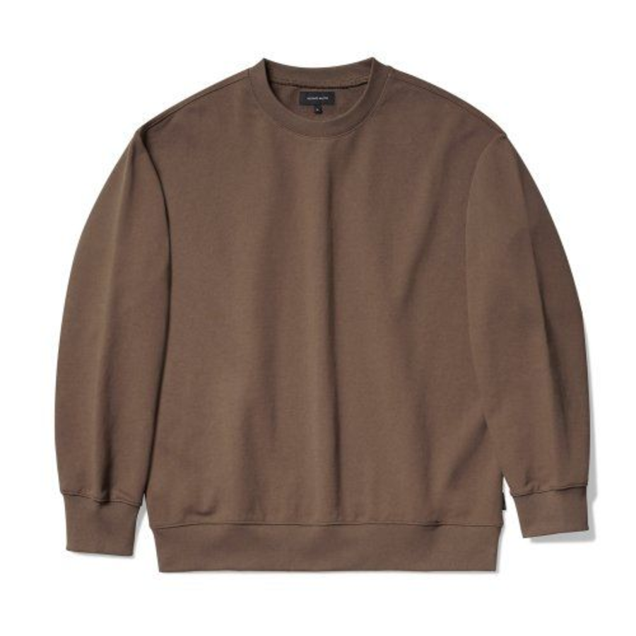 Melange Master Oversized Sweatshirt – Brown