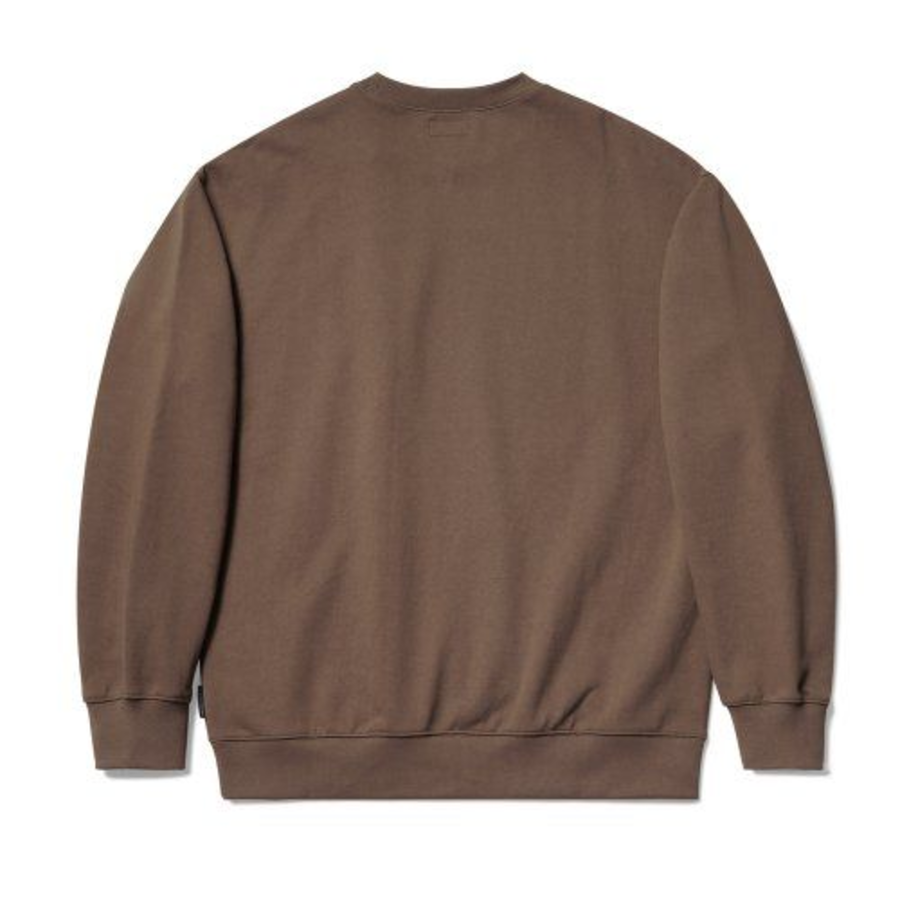 Melange Master Oversized Sweatshirt – Brown