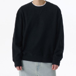 Musinsa Standard Oversized Inside-Out Sweatshirt – Black