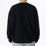 Musinsa Standard Oversized Inside-Out Sweatshirt – Black