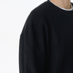 Musinsa Standard Oversized Inside-Out Sweatshirt – Black