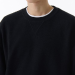Musinsa Standard Oversized Inside-Out Sweatshirt – Black