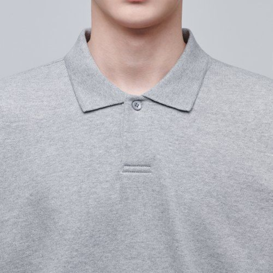 Musinsa Standard Oversized Collared Sweatshirt – Grey