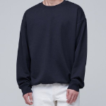 Musinsa Standard Flat Terry Oversized String Sweatshirt – Navy