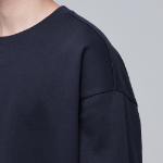 Musinsa Standard Flat Terry Oversized String Sweatshirt – Navy