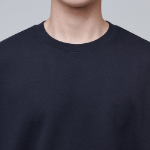 Musinsa Standard Flat Terry Oversized String Sweatshirt – Navy