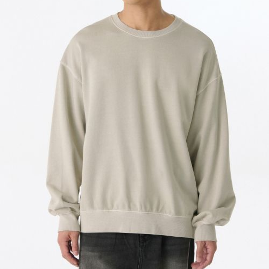 Musinsa Standard Pigment Oversized Sweatshirt – Cream