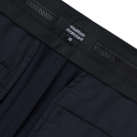 [Cooltandard] Straight Hidden Banding Slacks [Navy]