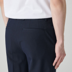 [Cooltandard] Straight Hidden Banding Slacks [Navy]