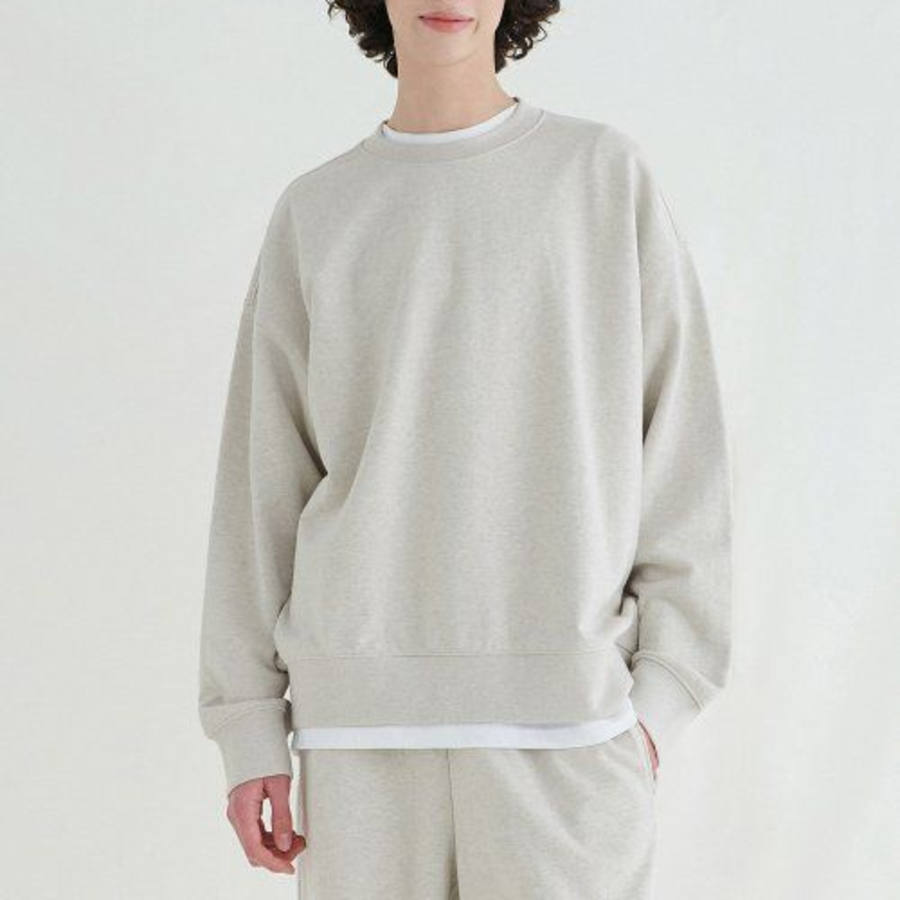 Melange Master Oversized Sweatshirt – Oatmeal