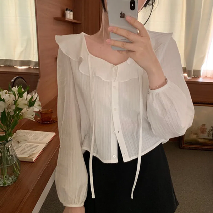Muir – блузка Frill Strap Blouse