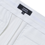 [Cooltandard] Straight Hidden Banding Slacks [White]