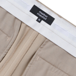 [Cooltandard] Straight Hidden Banding Slacks [Beige]